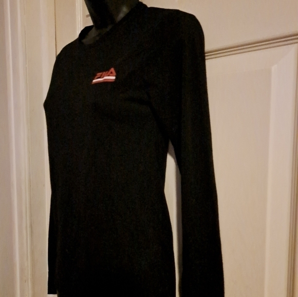 Fila black blouse size small 5/$25 - Picture 4 of 5